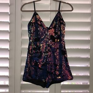 Fashion Nova sequin romper